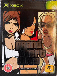 Grand Theft Auto Trilogy Xbox US box art